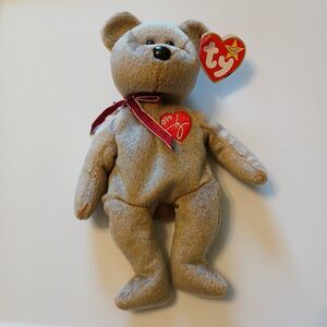 Vintage Ty 1999 Signature Bear Beanie Baby